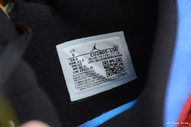 1st Kicks Shoes Mid Fearless Great Blue 1 SE Jordan CU2805-100 Air the 0721